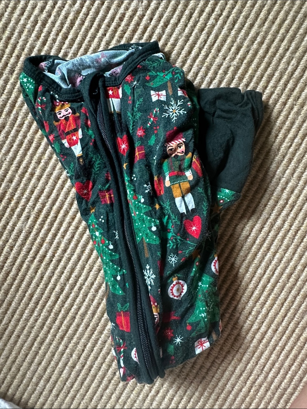 Little Sleepies Christmas Convertible Romper
